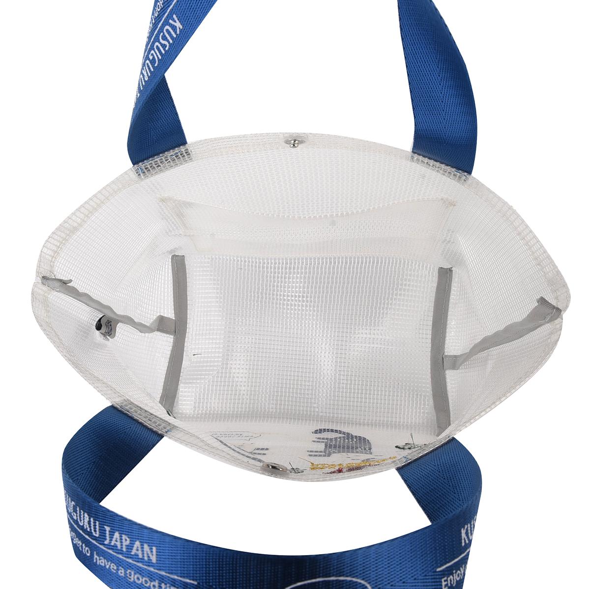 クリアメッシュ　トートバッグSサイズ　マチルダさん柄ねこ　ネコ　猫