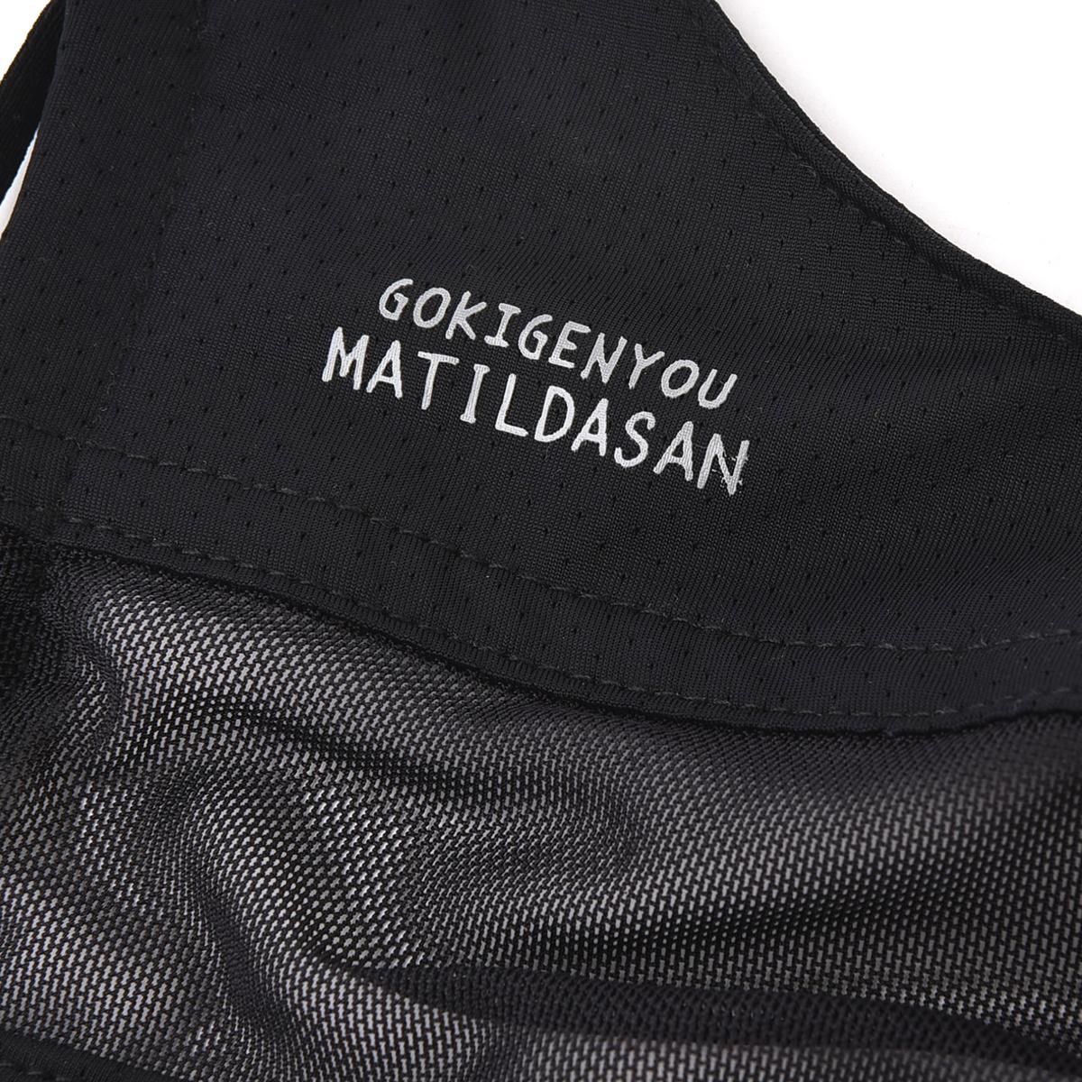 接触冷感UV加工　マスク　マチルダさん柄ねこ　ネコ　猫