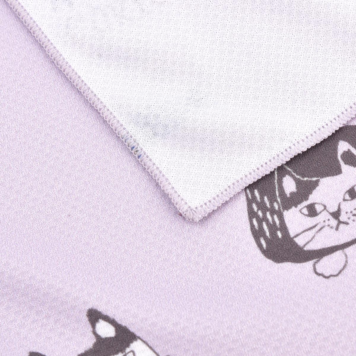 クスグルひやっと冷感タオル　マチルダさん柄ねこ　ネコ　猫