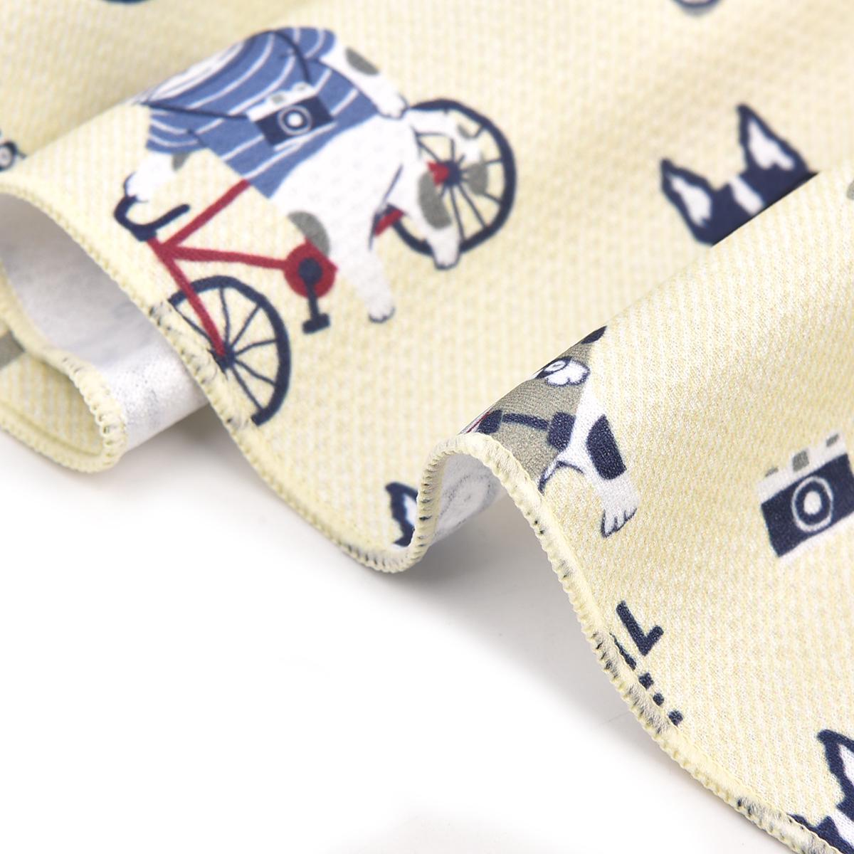 クスグルひやっと冷感タオル　アニマルモード柄ねこ　ネコ　猫