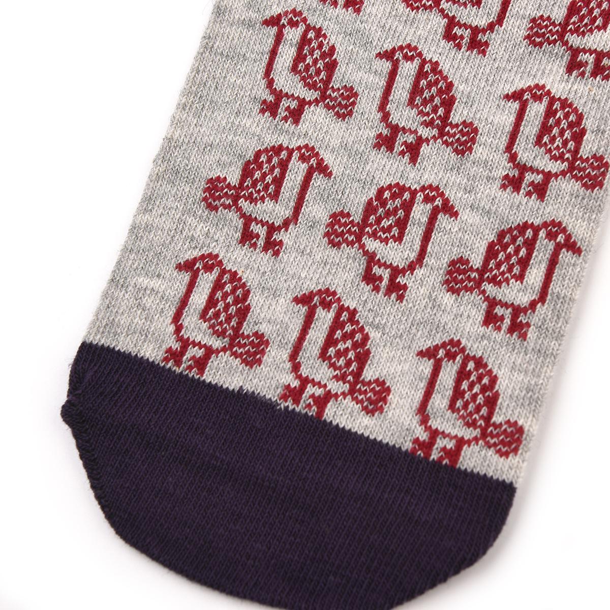 クスグルソックス　ジャガード靴下　マチルダさん柄ねこ　ネコ　猫