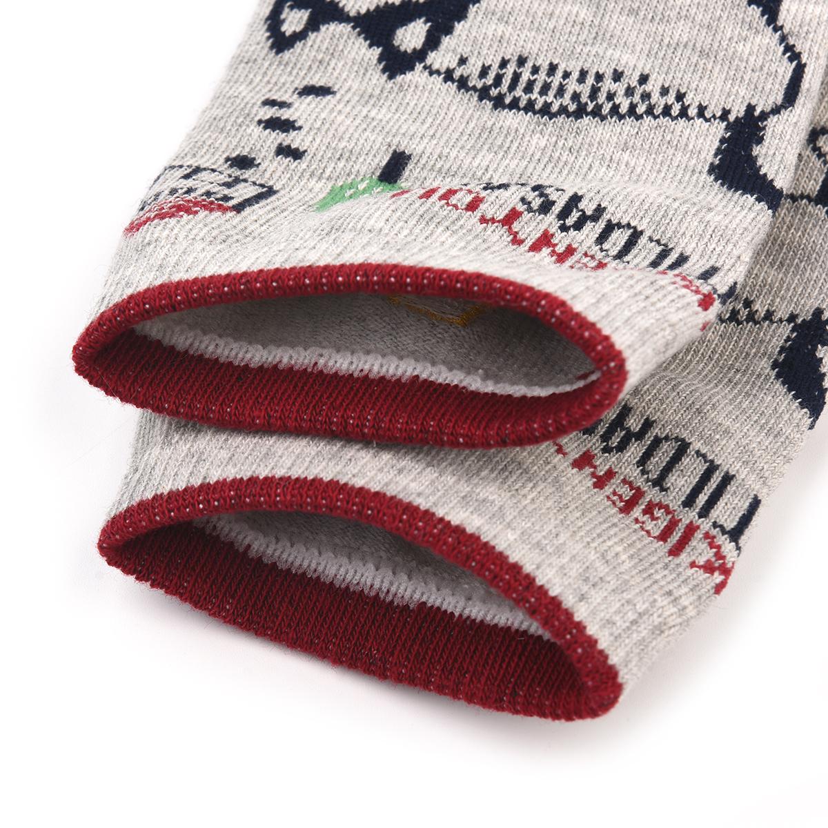 クスグルソックス　ジャガード靴下　マチルダさん柄ねこ　ネコ　猫