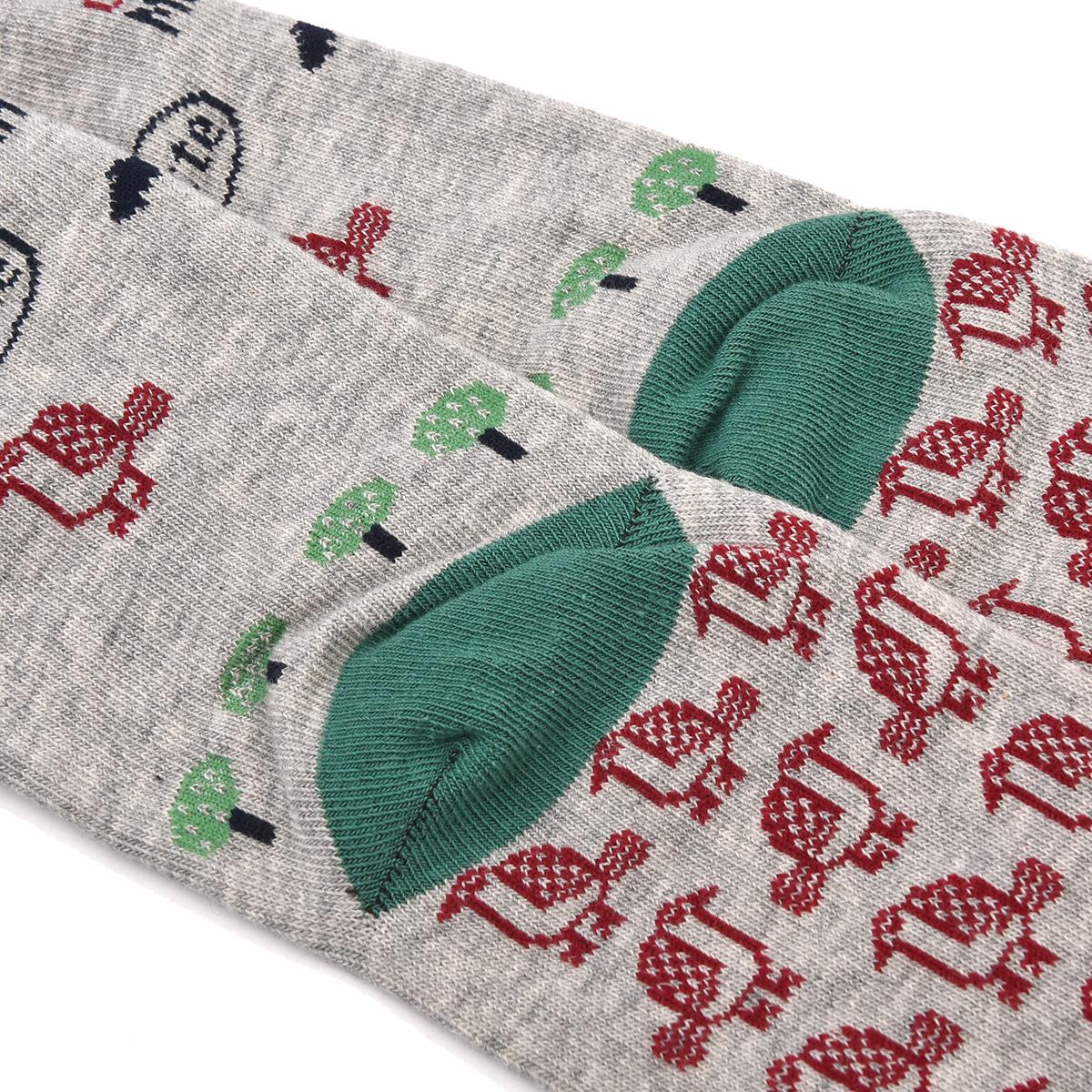 クスグルソックス　ジャガード靴下　マチルダさん柄ねこ　ネコ　猫