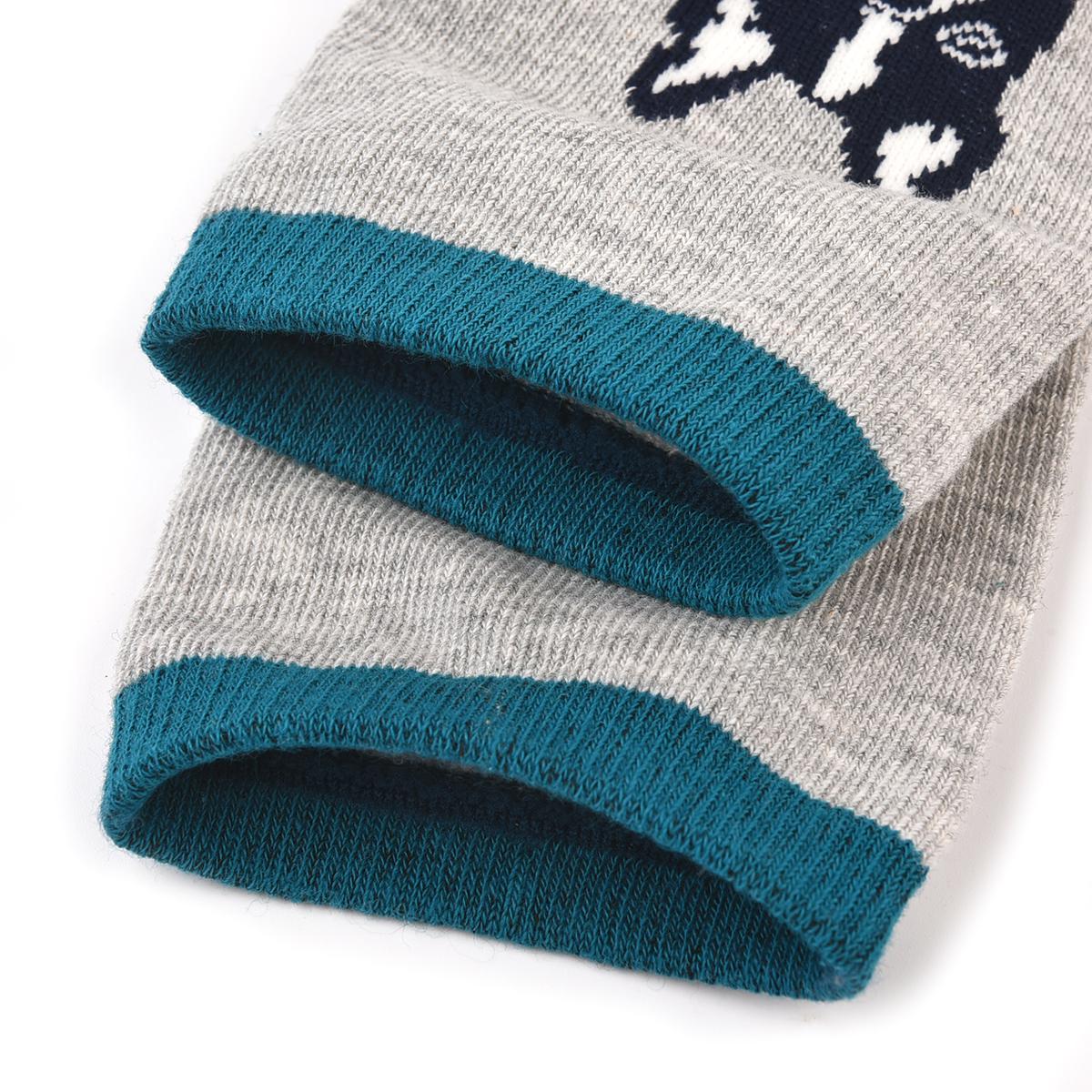 クスグルソックス　ジャガード靴下　パウロ柄