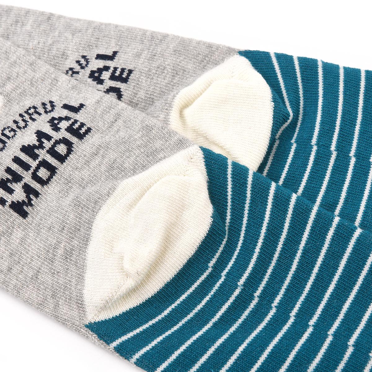 クスグルソックス　ジャガード靴下　パウロ柄