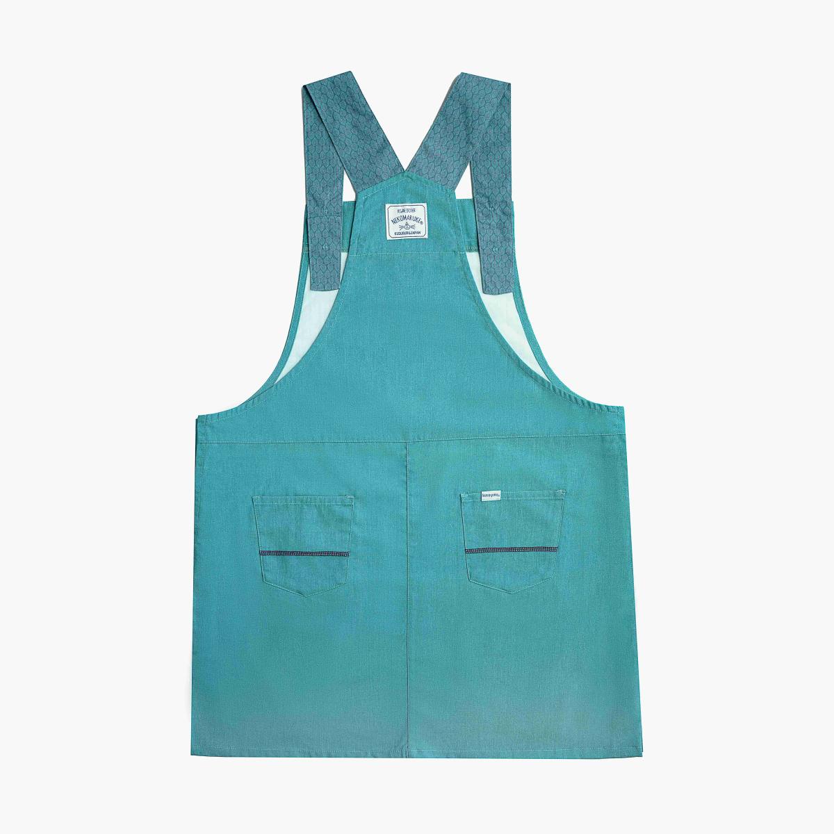 ネコまるけ　両脇釦あきエプロンねこ　ネコ　猫