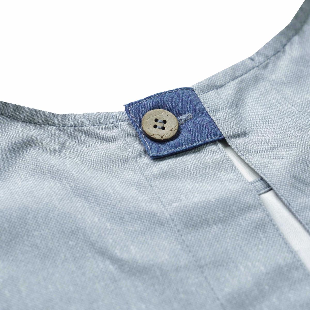 ネコまるけ　釦リボンあきカッポウ