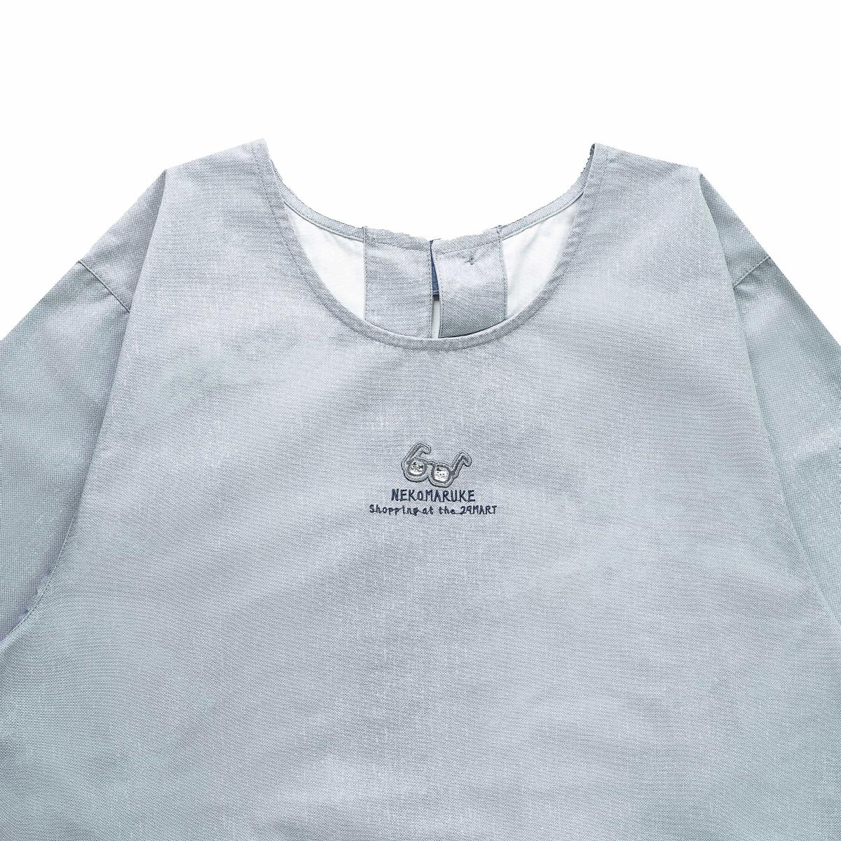 ネコまるけ　釦リボンあきカッポウ