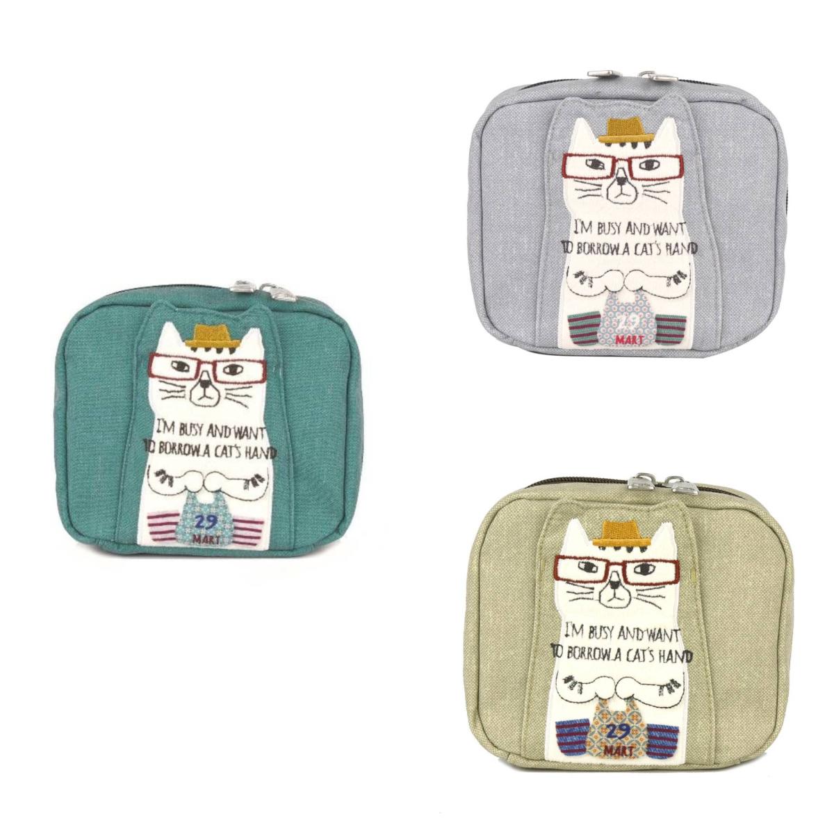 ネコまるけ　コスメポーチ（ねこ　ネコ　猫）