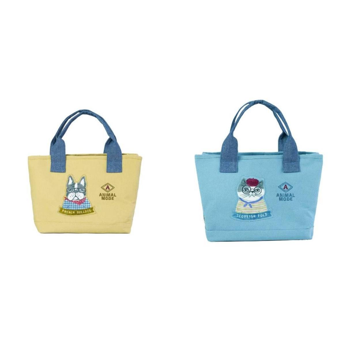 アニマルモード　蓋付き仕切りトートSサイズ（ねこ　ネコ　猫）