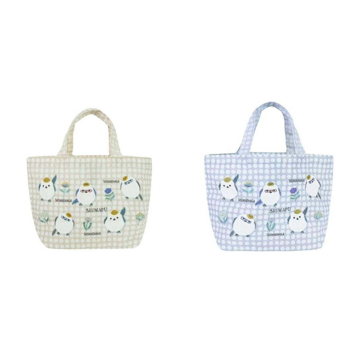 シマエナガ鳥のしまぷうさん　トートバッグSサイズ