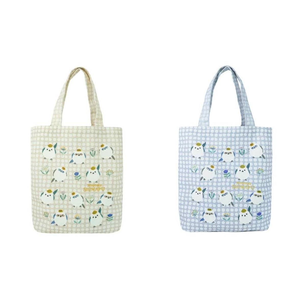 シマエナガ鳥のしまぷうさん　トートバッグMサイズ