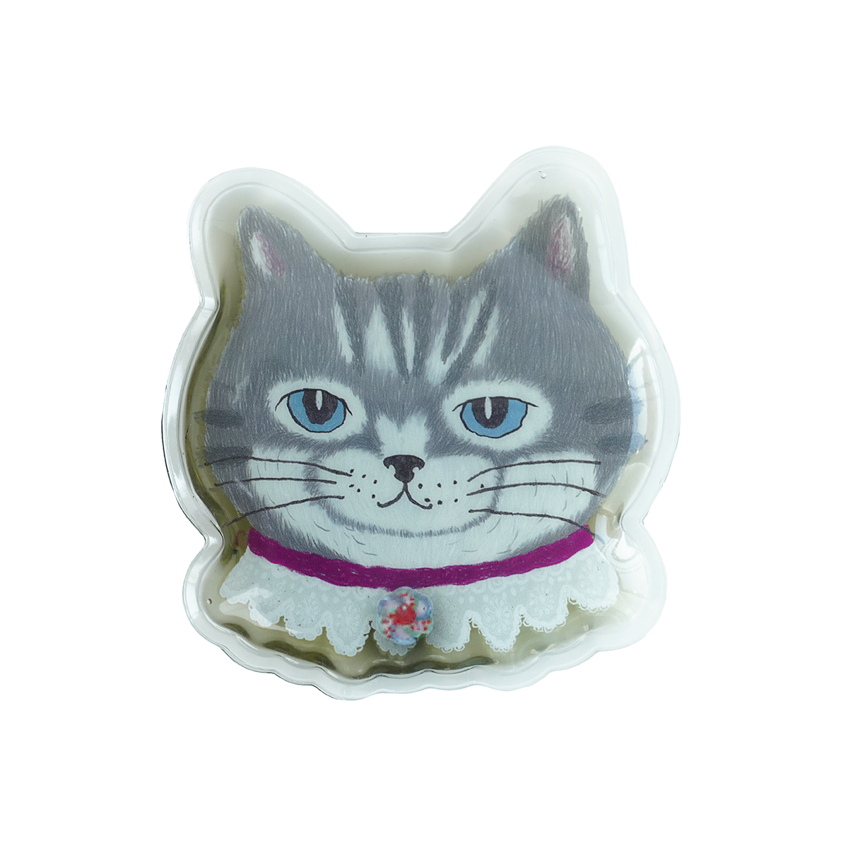 ダイカットジェル保冷剤　ちまきさん（ねこ　ネコ　猫）