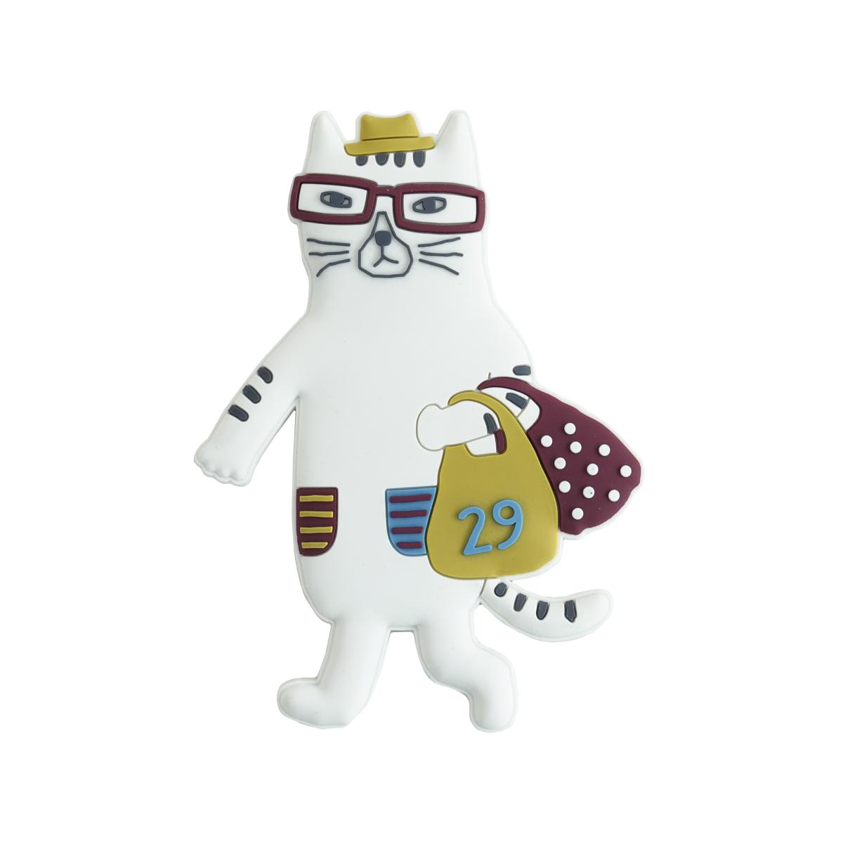 くすぐるペタッとマグネット　ネコザワさん（ねこ　ネコ　猫）