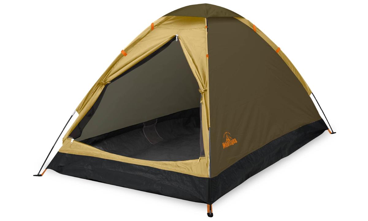 組立式２人用ドームテント（ツートンベージュ）