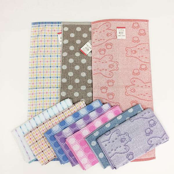 ドビーフェイスタオル5柄込