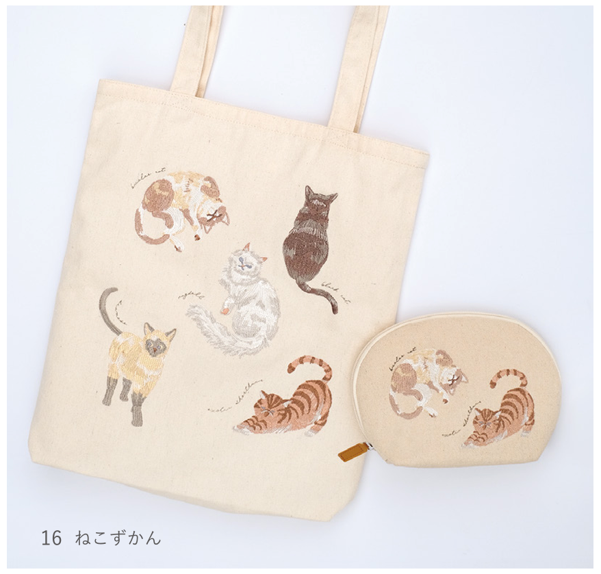 【ito&】【予約販売】刺繍トートバッグ　小