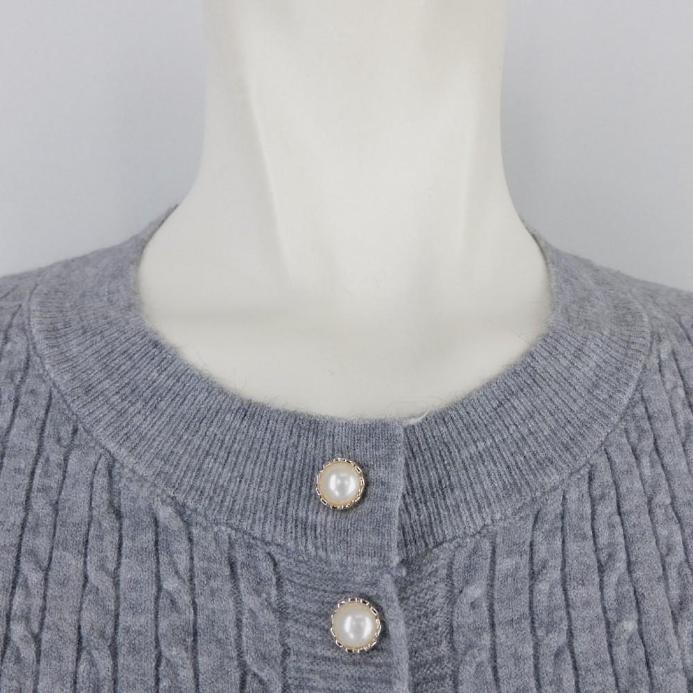 3色展開ニットカーディガンゆったりサイズ