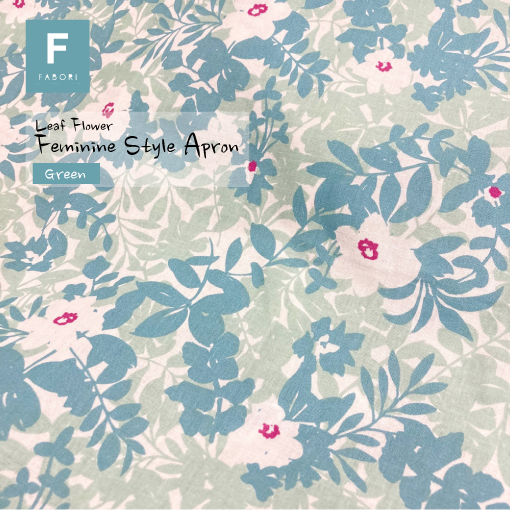 リーフフラワー フェミニンスタイル エプロン