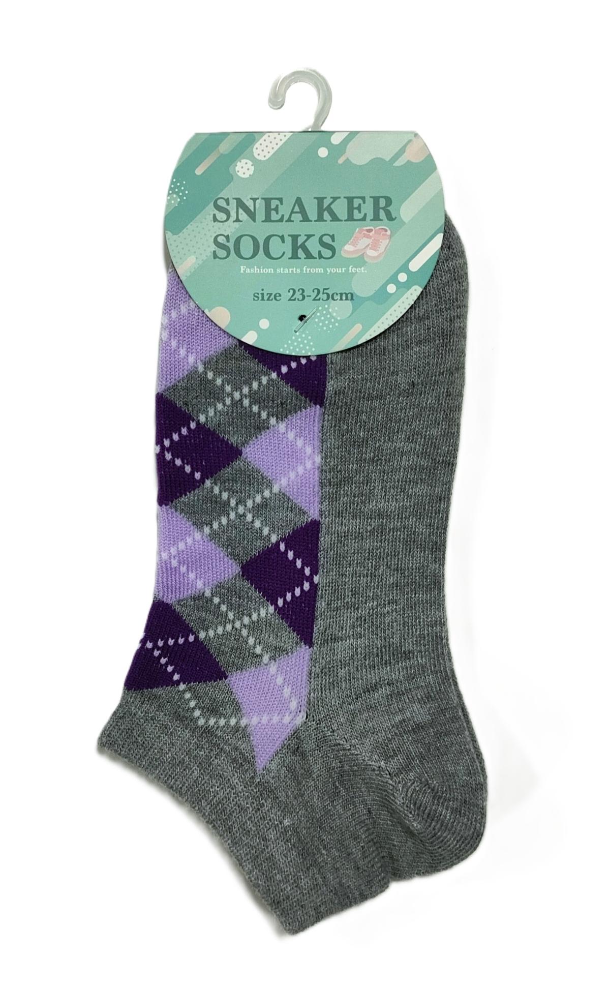 レディース靴下　スニーカーソックス1足組5柄