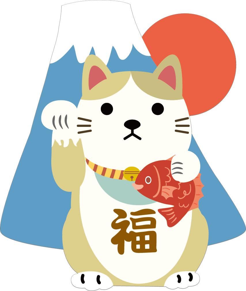 開運アクリルマグネット　富士山