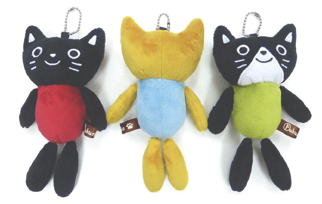 ぷらりんマスコット　黒ねこ