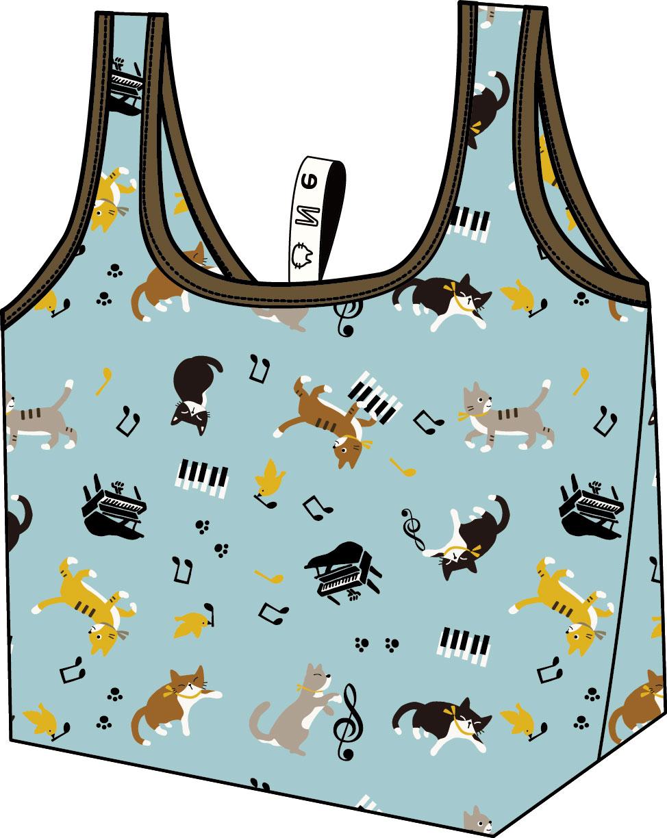 洗えるコンビニバッグ　けんばん