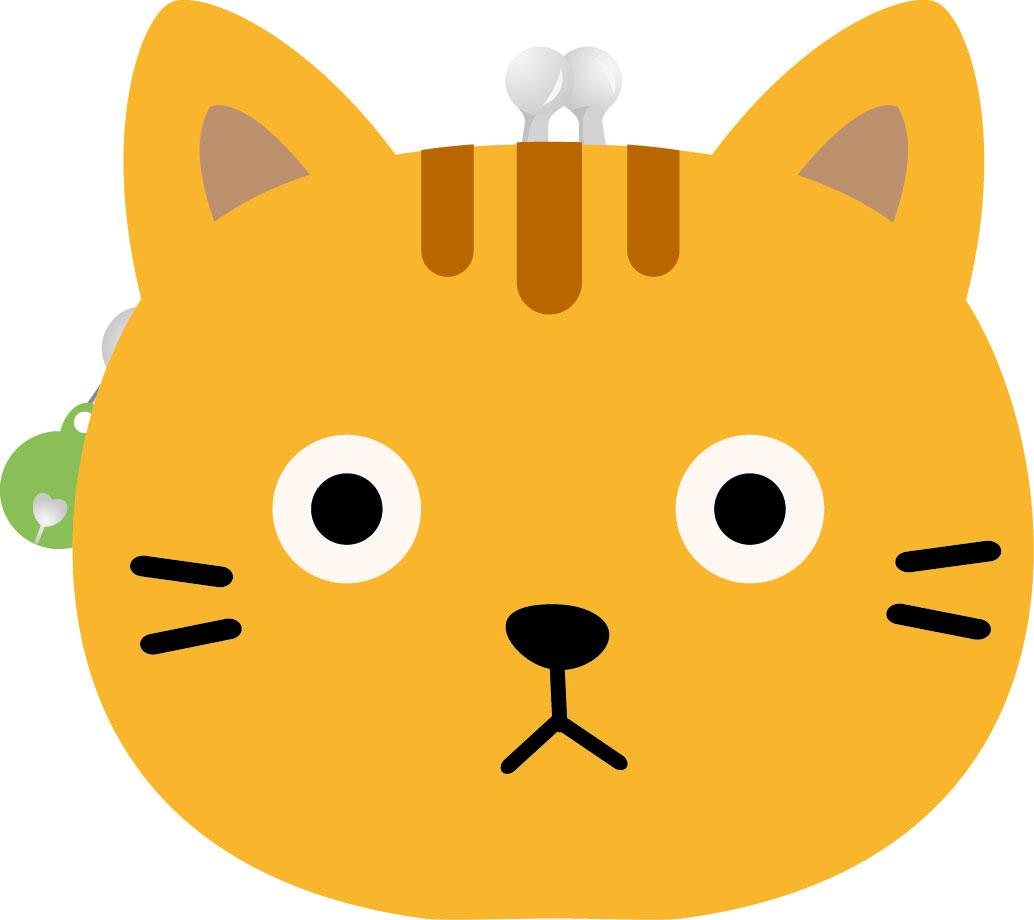 ぬいぐるみがま口　茶トラ