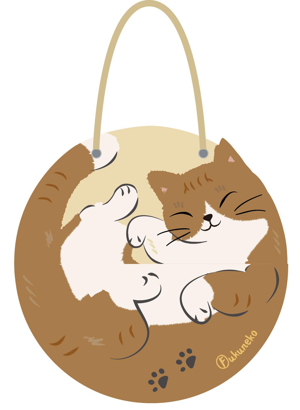 ウォールポケット　茶トラ