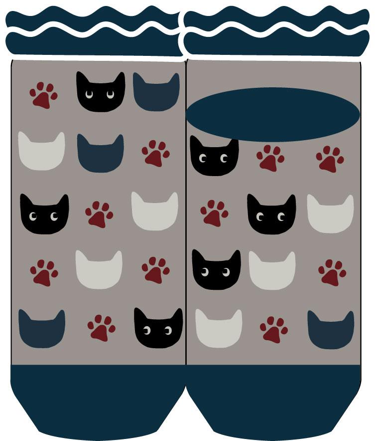 ゆったりソックス　ネイビー