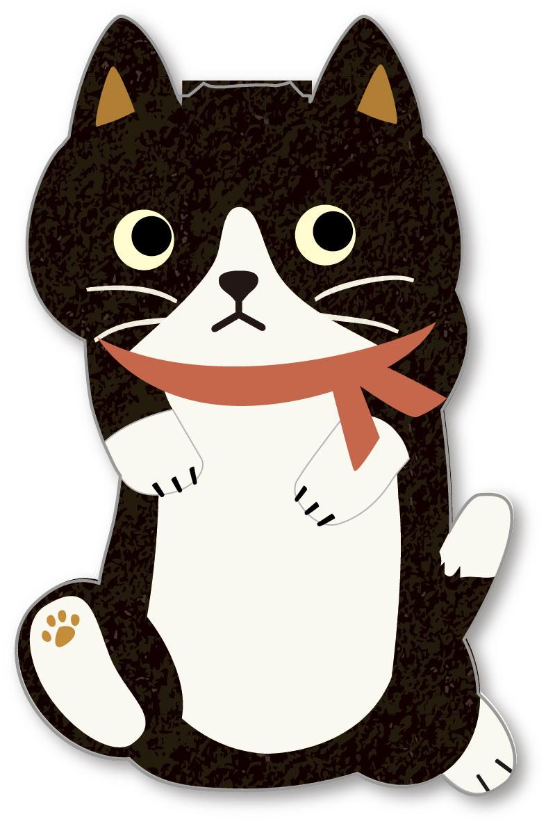 マグネットクリップ　ハチワレ