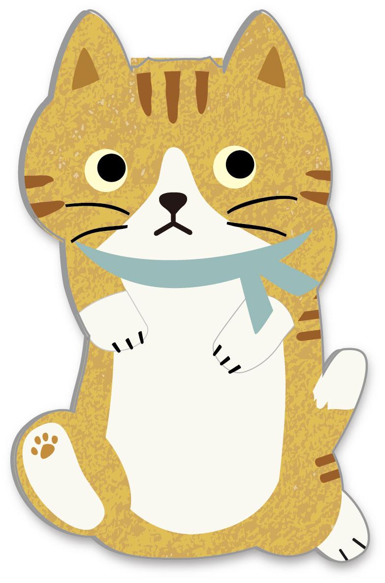 マグネットクリップ　茶トラ