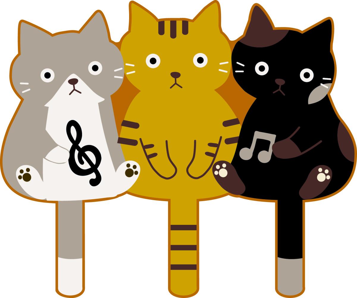 ３連マグネットフック　オレンジ