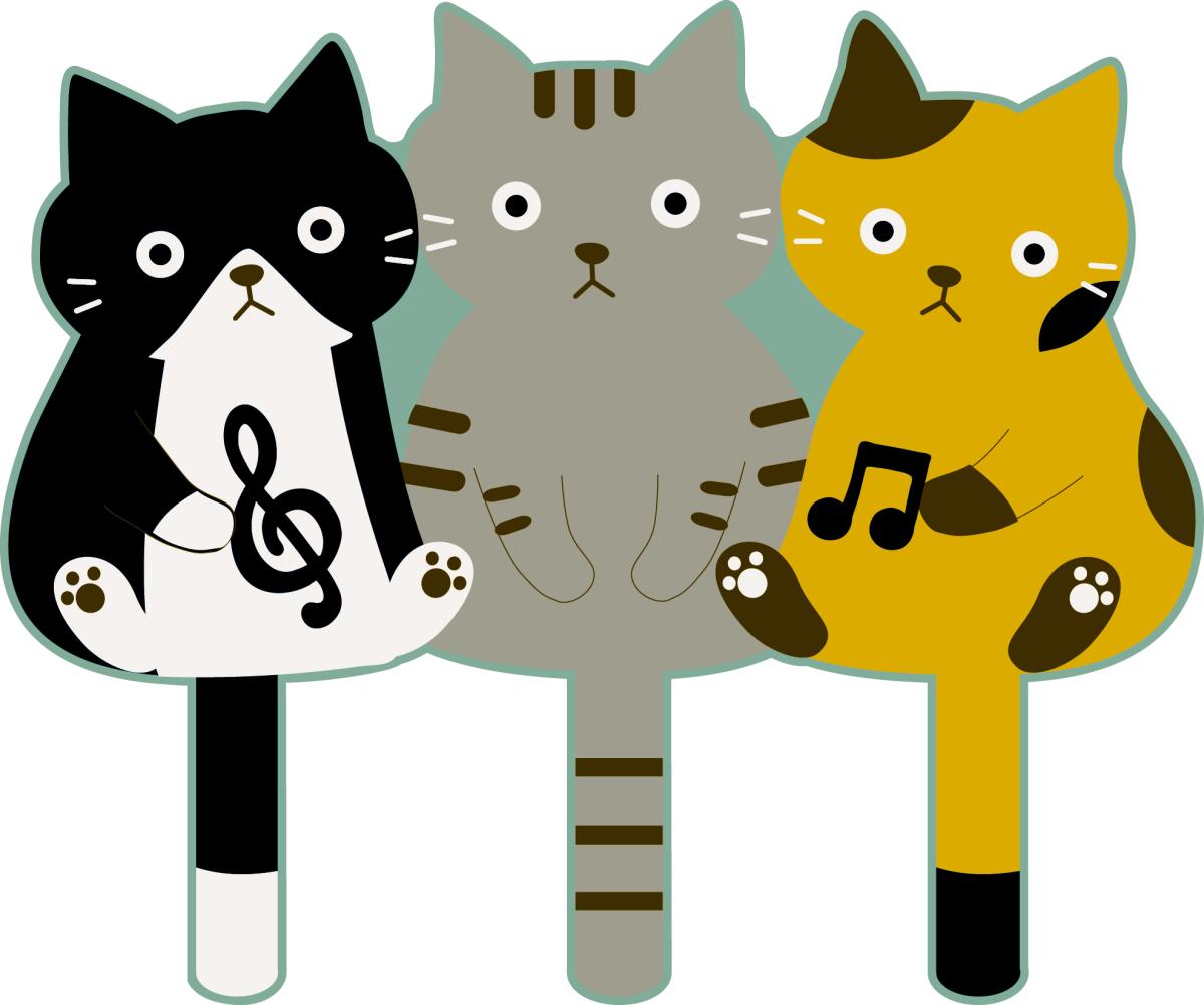 ３連マグネットフック　ブルー