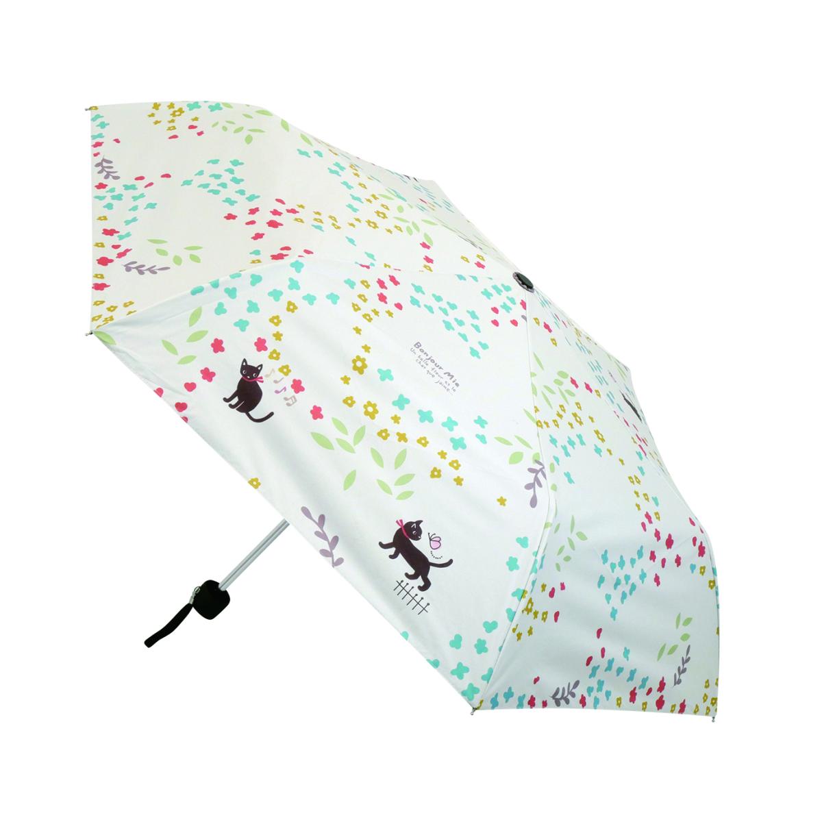 晴雨兼用折りたたみ日傘　ちょうちょ