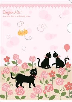 Ａ４クリアファイル　新ローズ