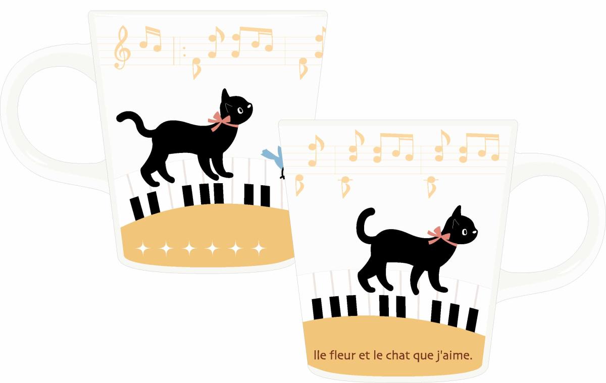 マグカップ　ピアノ