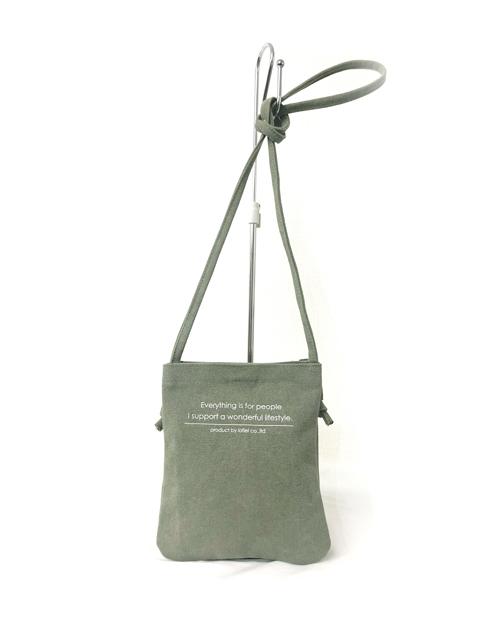 003181500 / アソートメント　帆布　マイクロバッグ　ｶｰｷ