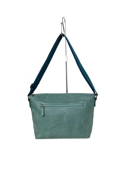 003188500  カラー合皮　合皮　ショルダーバッグ　全4カラー　ｸﾞﾘｰﾝ