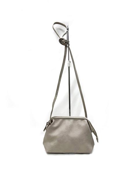 003189400 / カラー合皮　合皮　ワイヤーショルダーバッグM　全4カラー　ｸﾞﾚｰｼﾞｭ