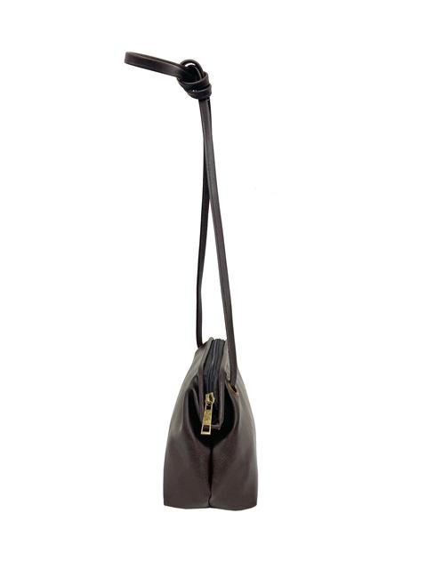 003189000  ナチュラル合皮　合皮　ワイヤーショルダーバッグM　全4カラー　ｺｹﾞﾁｬ