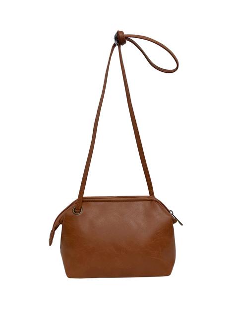 003189000  ナチュラル合皮　合皮　ワイヤーショルダーバッグM　全4カラー　ﾁｬ