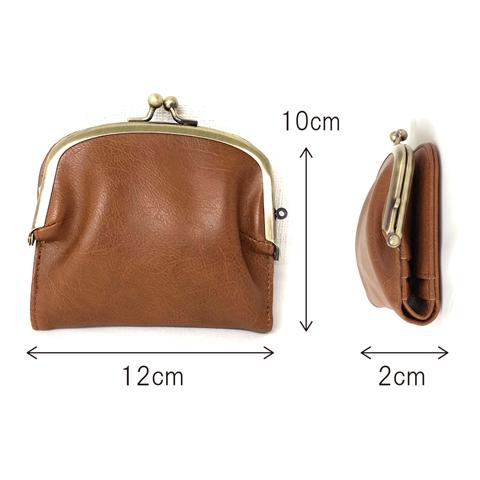 003179300  ナチュラル合皮　折財布　全4カラー　ｺｹﾞﾁｬ