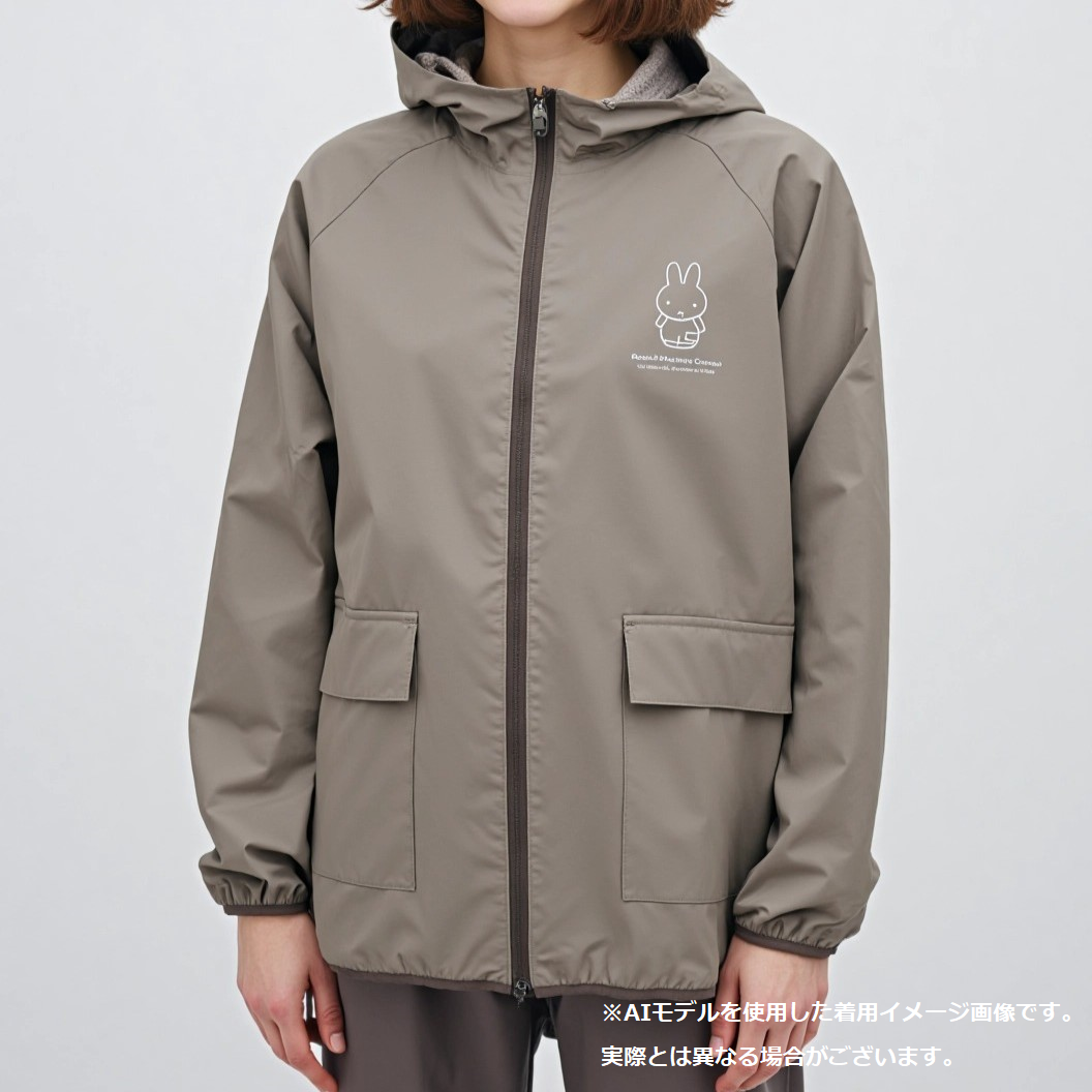 【6枚セット】ミッフィー ワーク 防風 パーカー レディース 撥水 UVカット ウィンドブレーカー