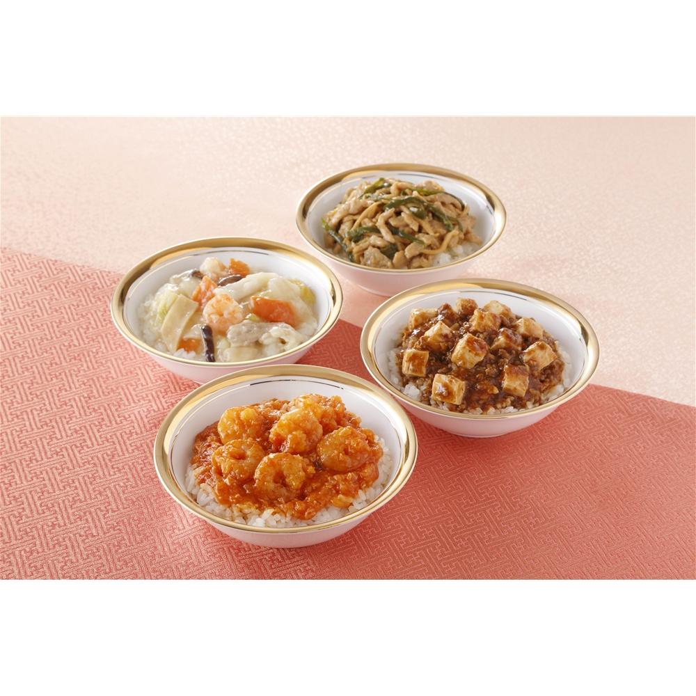 東京 「赤坂四川飯店」 監修 本格丼ぶりの具4種セット