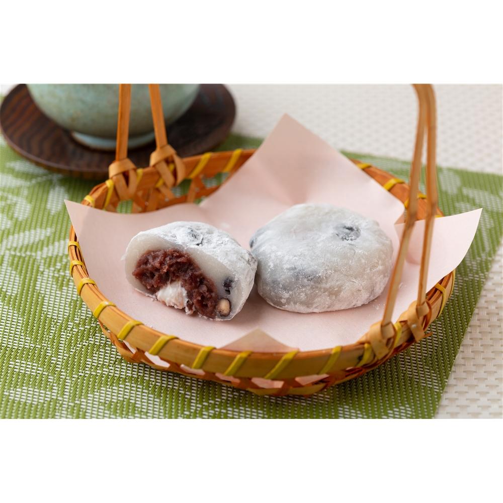 岡山　大正9年創業 「おもちの黒川」 生クリーム入り豆塩大福