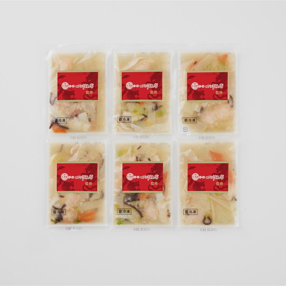 東京 赤坂四川飯店監修 中華丼の具6個セット