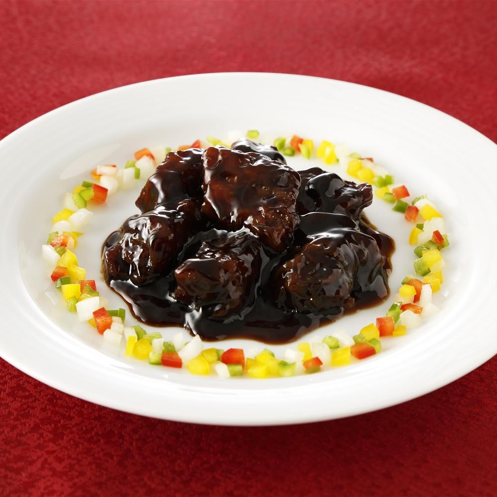 「菰田欣也」監修 黒醋酢豚4食セット