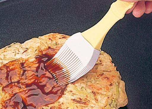 シリコン塗り刷毛Lイエロー