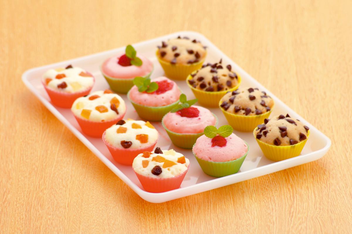 シリコンマフィンカップ ブリスター12個セット